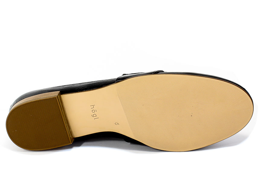 Lordsy Högl 9-10 1645 Black Czarny Skóra