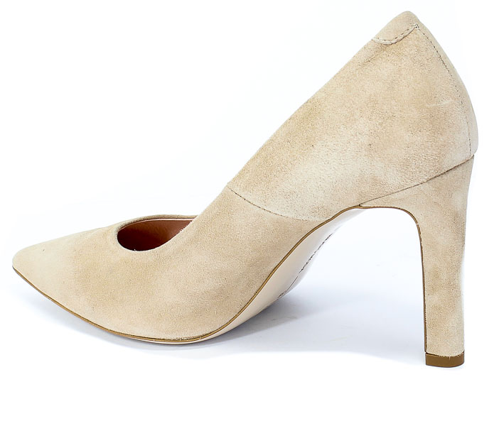 Szpilki Bravo Moda 1785 Beż jansy zamsz