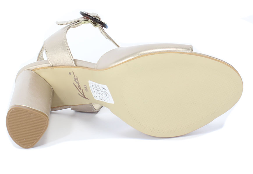 Sandały Kati 3092 B308 Metal Beż