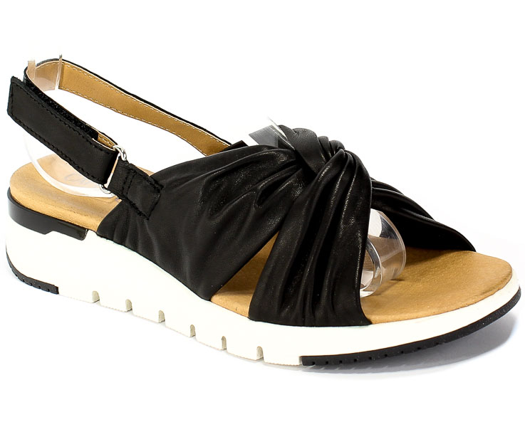 Sandały Caprice 9-28710-34 040 Black Softnap. Czarny Skóra