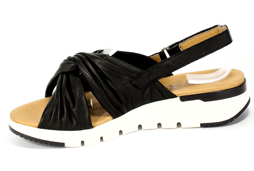 Sandały Caprice 9-28710-34 040 Black Softnap. Czarny Skóra