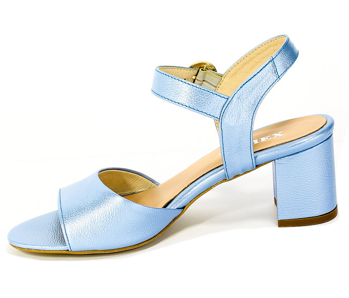 Sandały Tomex 1522 Blue Metallic Niebieski Skóra