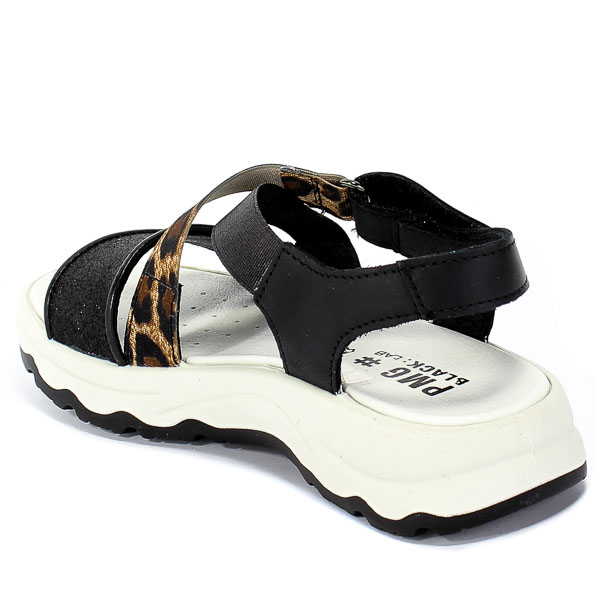 Sandały Primigi 5389500 Nappa/S.Glitter/Nero r.27-30