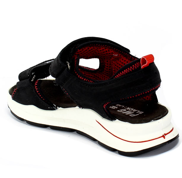 Sandały Primigi 5394100 Nabuk/Rete Air/Nero r.27-30