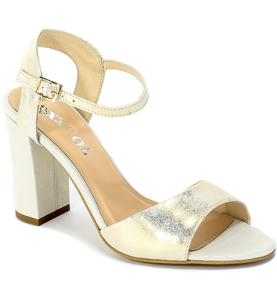 Sandały Tomex 1508 Złoty Skóra