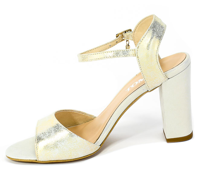 Sandały Tomex 1508 Złoty Skóra