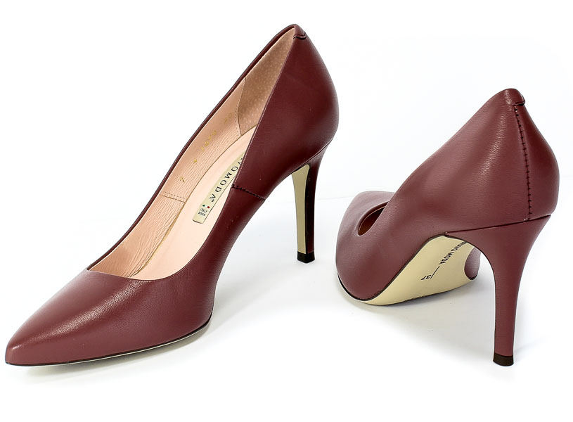Szpilki Bravo Moda 1679 Grape Skóra