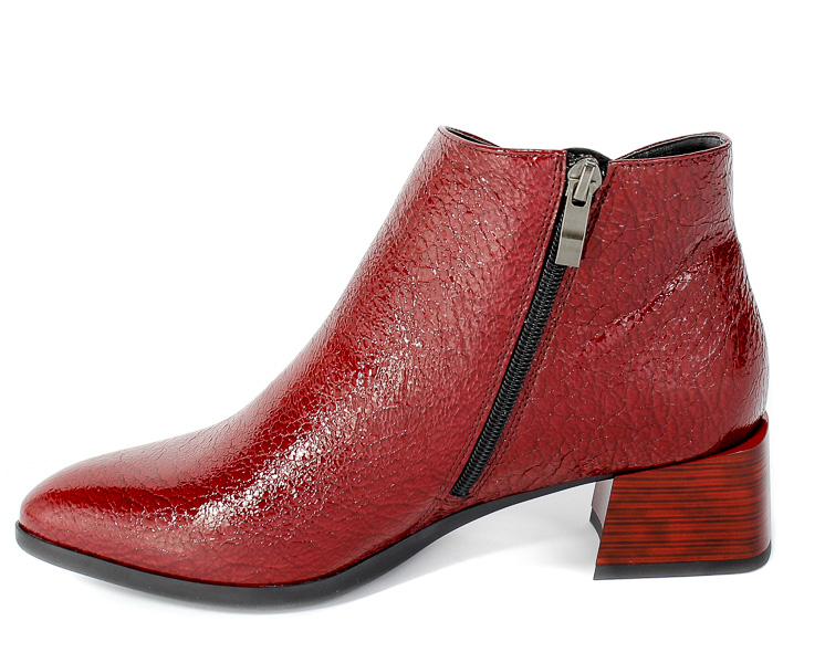 Botki Kaniowski K-0476/0538 Bordo Skóra