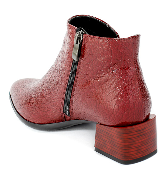 Botki Kaniowski K-0476/0538 Bordo Skóra