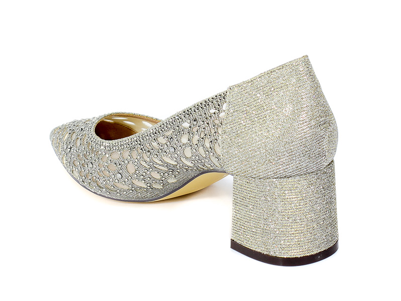 Czółenka Letnie Menbur 21951 0071 Gris/Grey