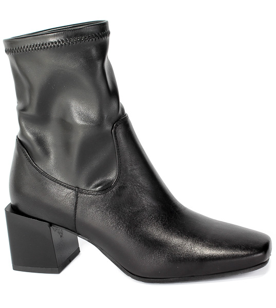 Botki Euro Moda 20 3477/076-P Czarny Skóra
