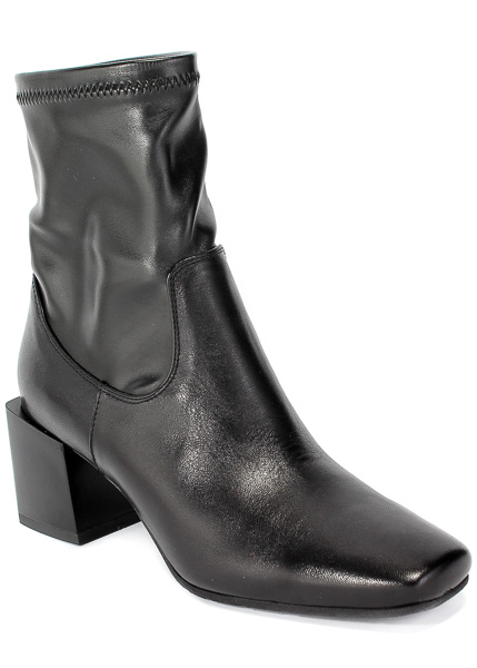 Botki Euro Moda 20 3477/076-P Czarny Skóra