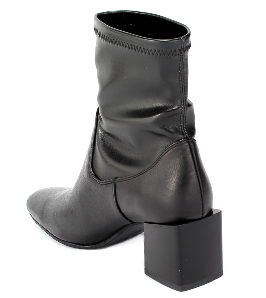 Botki Euro Moda 20 3477/076-P Czarny Skóra