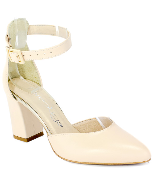 Sandały Prestige 2058-Obl B-Venus Beż Skóra