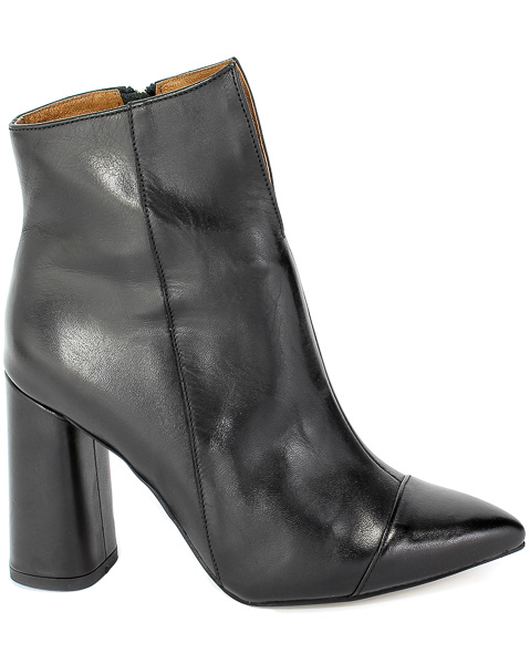 Botki Euro Moda 20 3480/076-P Czarny Skóra
