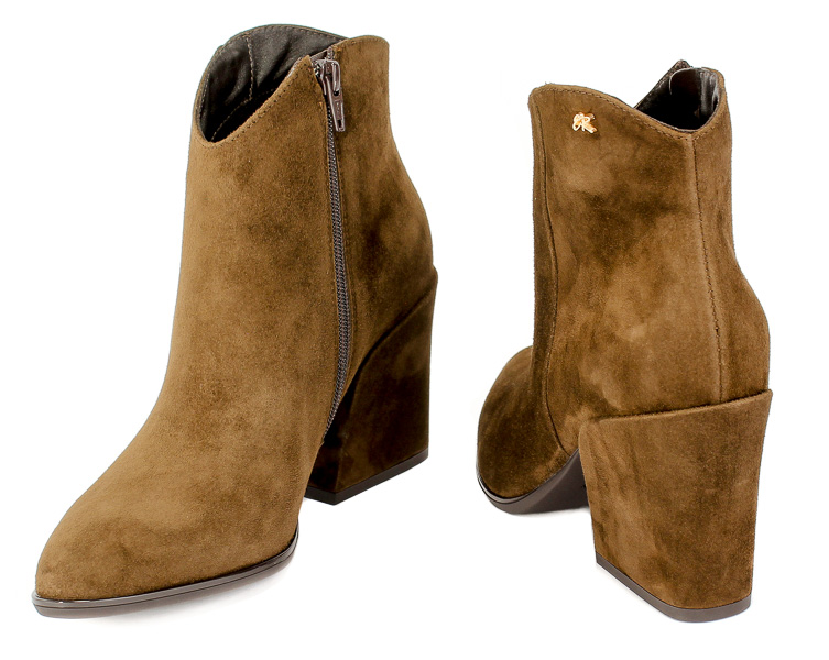 Botki Sala 9621 1524 Brąz Skóra