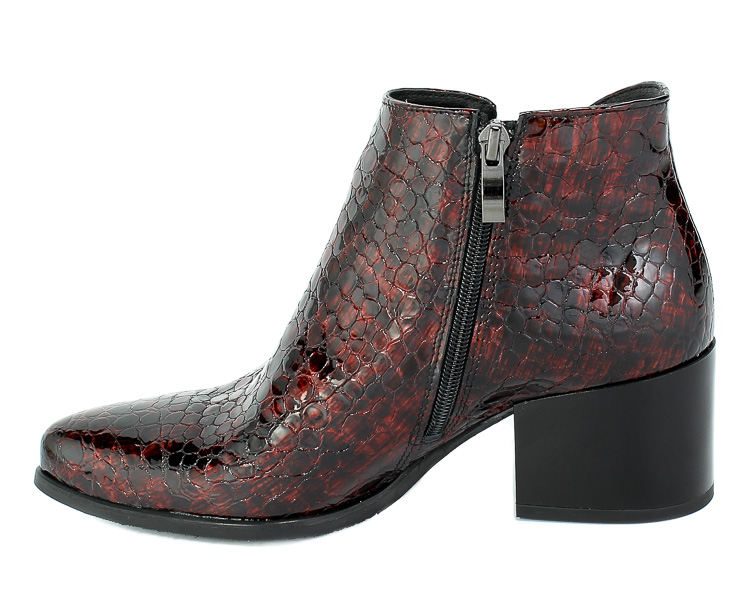 Botki Boccato 3815 B-58 Czerwony Skóra