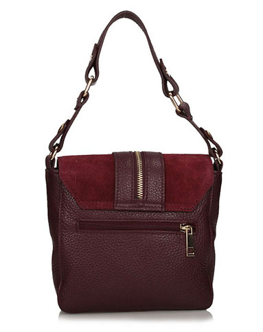 Torebka Toscanio B23 Bordo Skóra