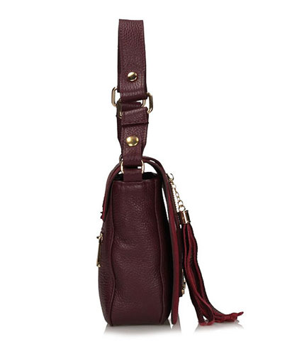 Torebka Toscanio B23 Bordo Skóra