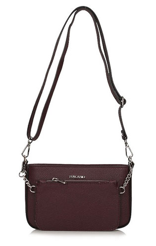 Torebka Toscanio C71 Bordo D54 Skóra