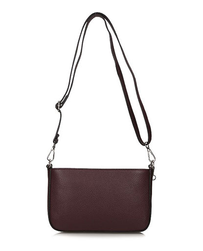 Torebka Toscanio C71 Bordo D54 Skóra