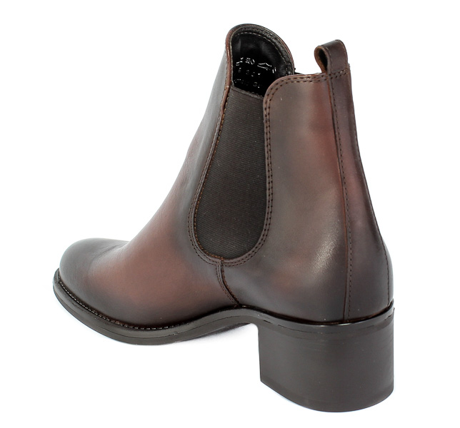 Botki Tamaris 1-25040-25 361 Cafe Brąz Skóra