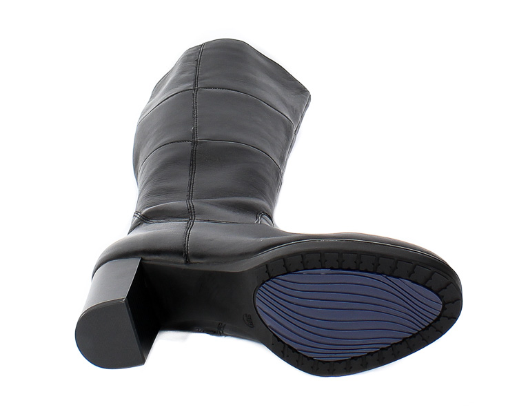 Kozaki Caprice 9-25610-25 040 Black Soft Nap Czarny Skóra