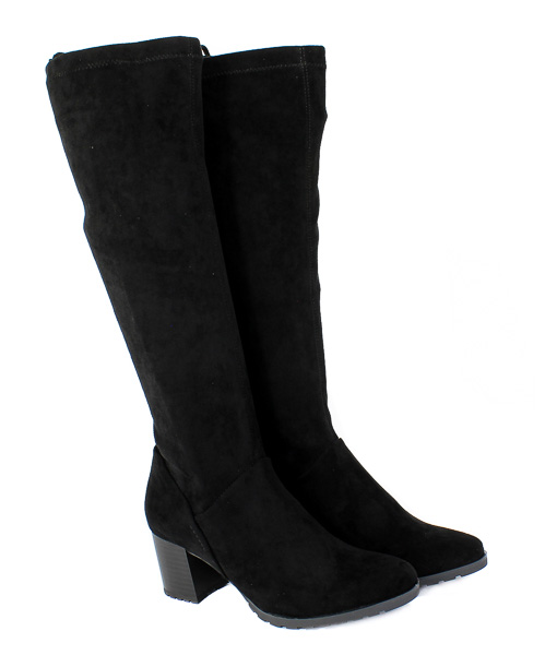 Kozaki Caprice 9-25606-25 044 Black Stretch Czarny
