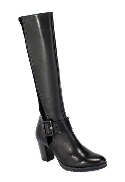 Kozaki Caprice 9-25608-25 019 Black Comb Czarny Skóra