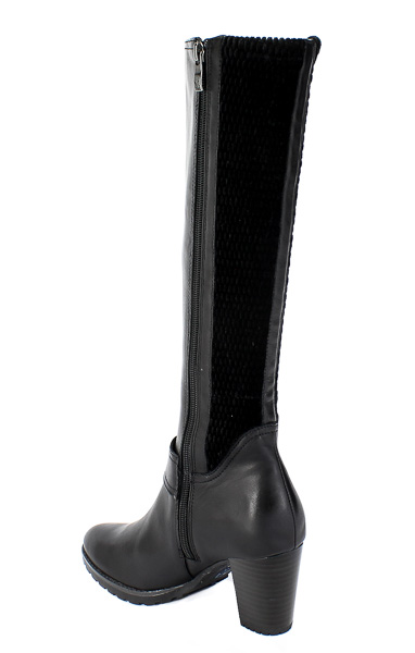 Kozaki Caprice 9-25608-25 019 Black Comb Czarny Skóra