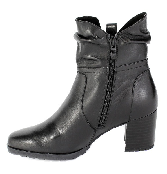 Botki Caprice 9-25405-25 022 Black Nappa Czarny Skóra