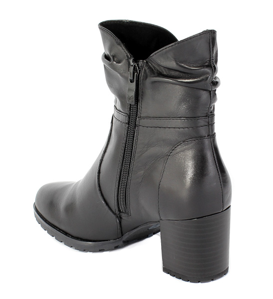 Botki Caprice 9-25405-25 022 Black Nappa Czarny Skóra