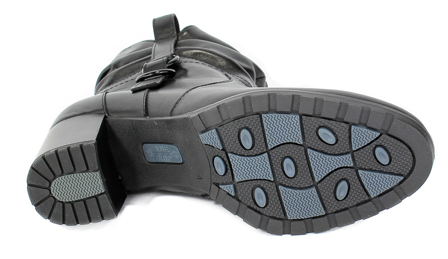 Botki Caprice 9-25405-25 022 Black Nappa Czarny Skóra