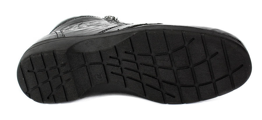 Trzewiki Caprice 9-25152-25 014 Black Croco Zielony Skóra