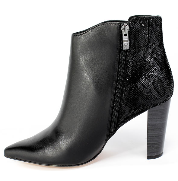 Botki Caprice 9-25315-25 019 Black Comb Czarny Skóra