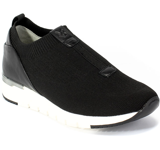 Półbuty Caprice 9-24720-25 025 Black/Black Czarny