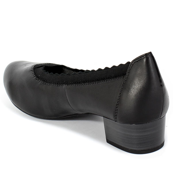 Czółenka Caprice 9-22300-25 022 Black Nappa Czarny Skóra
