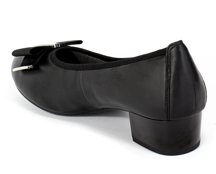 Czółenka Caprice 9-22301-25 026 Black Nappa Co Czarny Skóra
