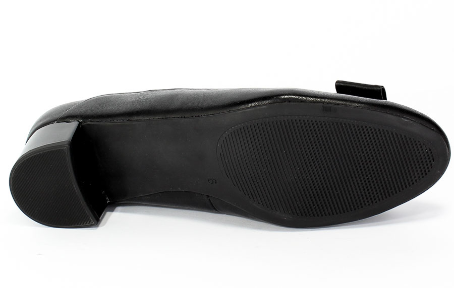 Czółenka Caprice 9-22302-25 022 Black Nappa Czarny Skóra
