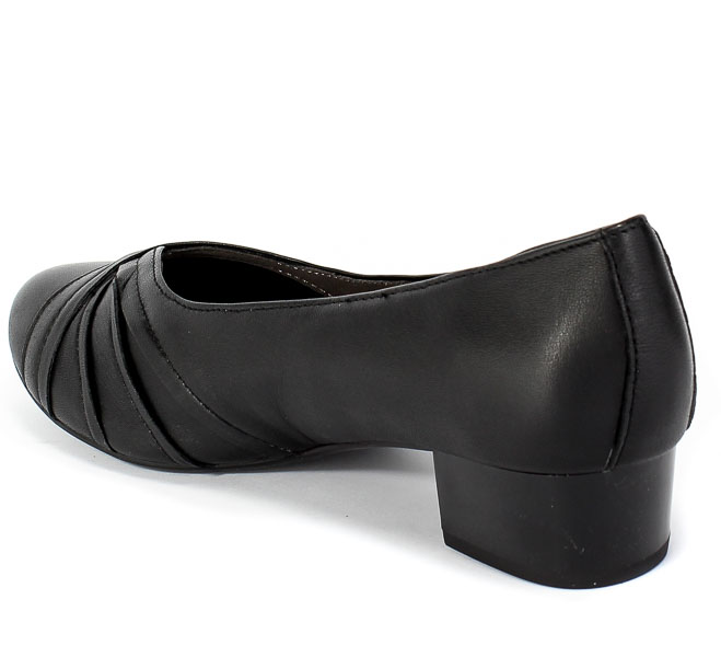 Czółenka Caprice 9-22303-25 022 Black Nappa Czarny Skóra
