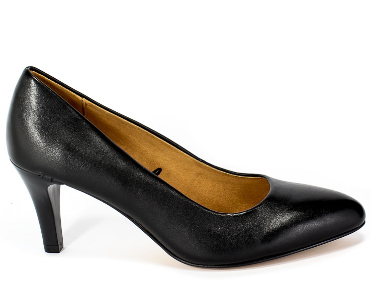 Czółenka Caprice 9-22405-25 022 Black Nappa Czarny Skóra