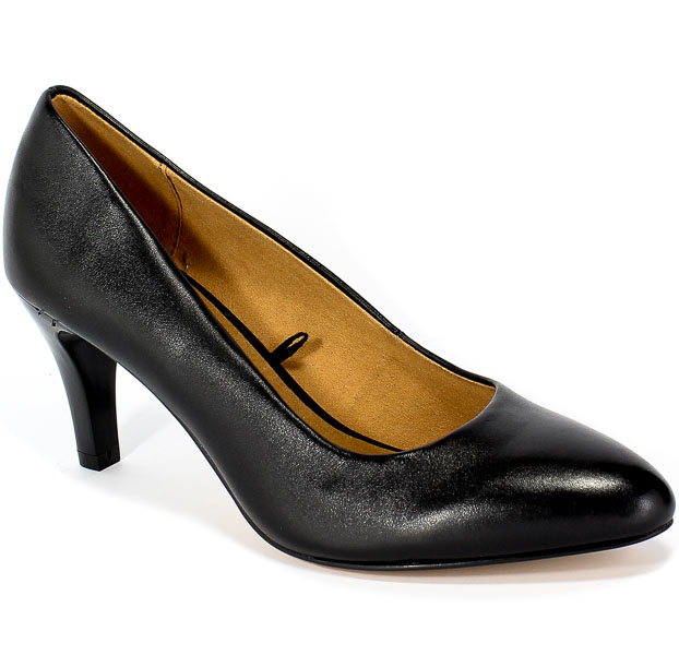 Czółenka Caprice 9-22405-25 022 Black Nappa Czarny Skóra