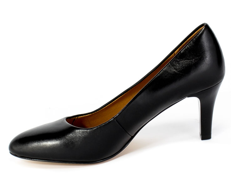 Czółenka Caprice 9-22405-25 022 Black Nappa Czarny Skóra