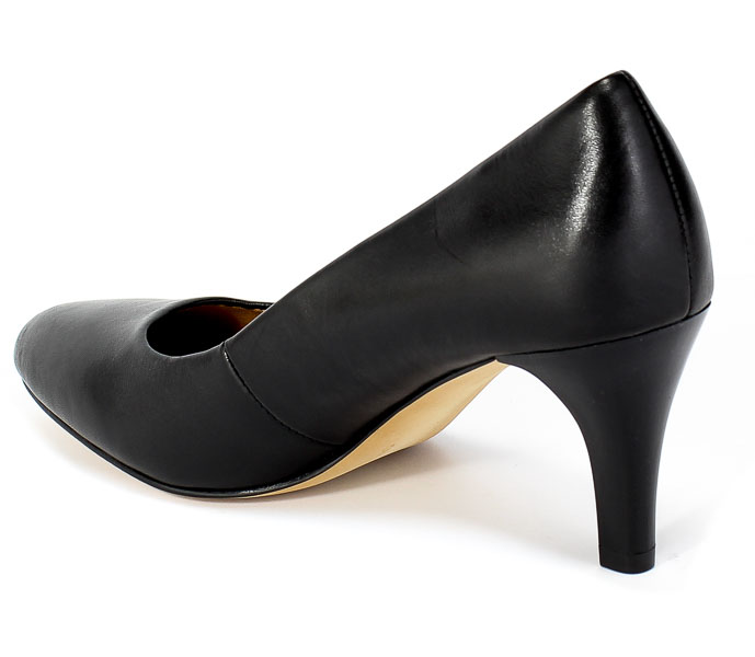 Czółenka Caprice 9-22405-25 022 Black Nappa Czarny Skóra
