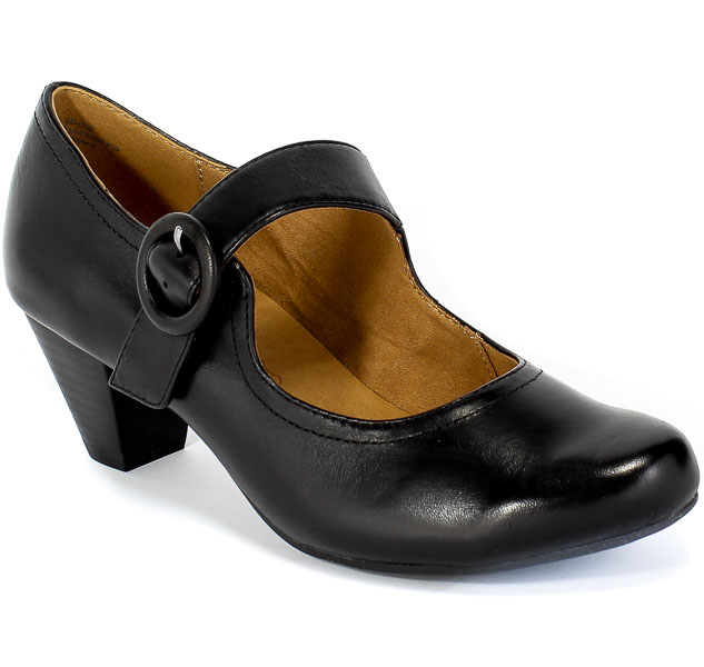 Czółenka Caprice 9-22403-25 022 Black Nappa Czarny Skóra