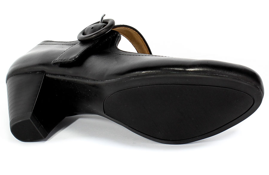 Czółenka Caprice 9-22403-25 022 Black Nappa Czarny Skóra