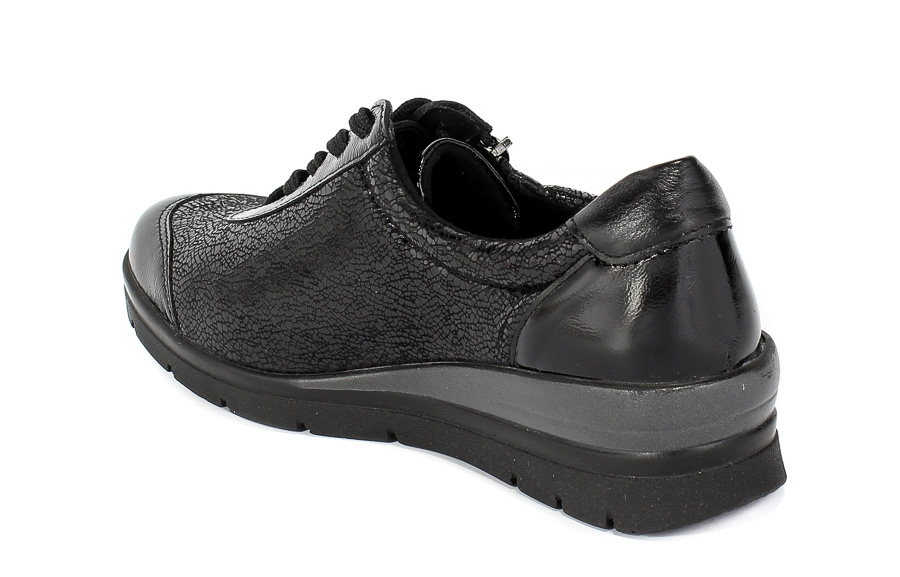 Półbuty Comfortabel 951169 Schwarz Czarny Skóra