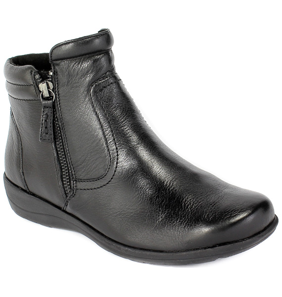 Trzewiki Caprice 9-25458-25 022 Black Nappa Czarny Skóra