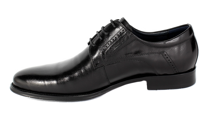 Półbuty Brooman B-802-179 Black Czarny Skóra