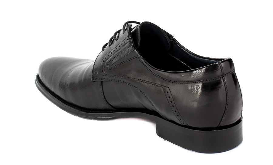 Półbuty Brooman B-802-179 Black Czarny Skóra
